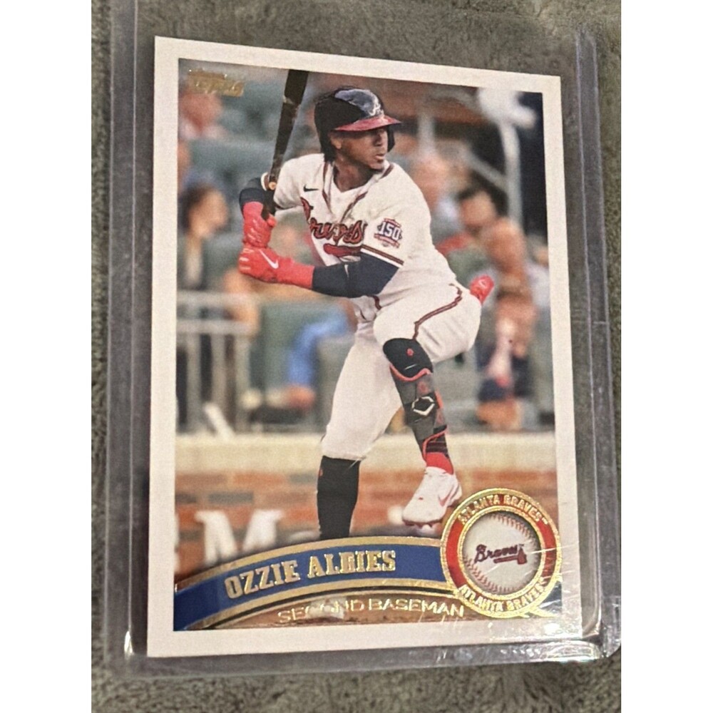 2021 Topps Archives - 2011 Topps Emblem Variation Ozzie Albies #252